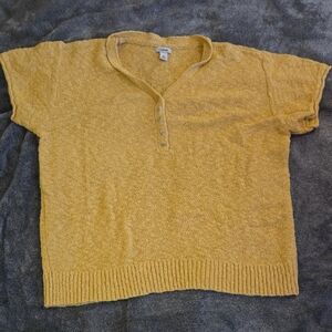 L.L. Bean Mustard Sweater Top